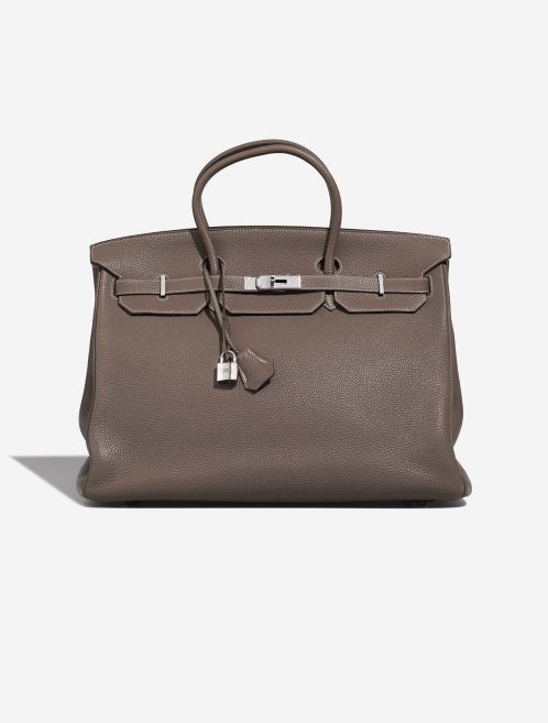 Hermès Birkin 40 Etoupe Front  | Sell your designer bag on Saclab.com
