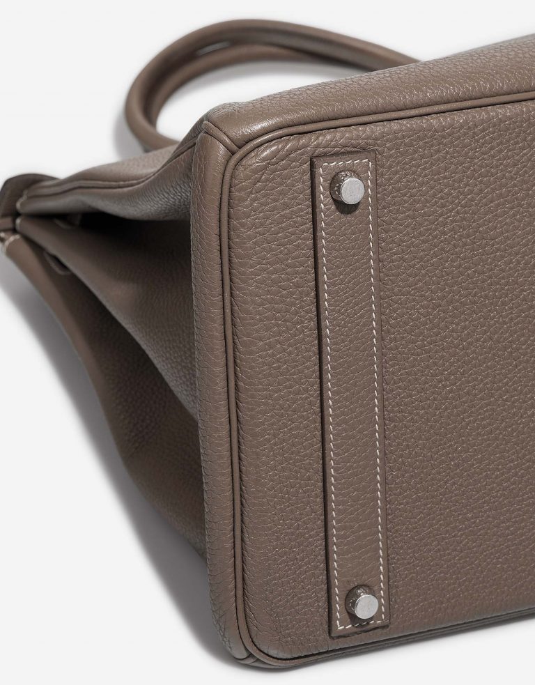 Hermès Birkin 40 Etoupe signs of wear| Sell your designer bag on Saclab.com