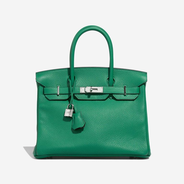Hermès BirkinVerso 30 VertVertigo-VertFonce Front  S | Sell your designer bag on Saclab.com
