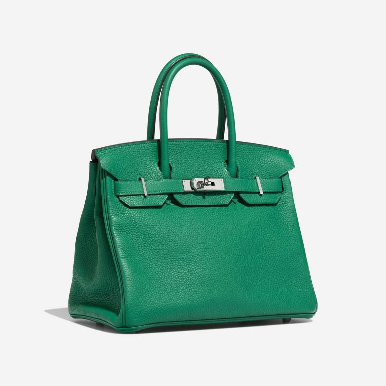 Hermès BirkinVerso 30 VertVertigo-VertFonce Side Front  | Sell your designer bag on Saclab.com