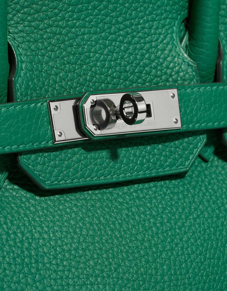 Hermès BirkinVerso 30 VertVertigo-VertFonce Closing System  | Sell your designer bag on Saclab.com