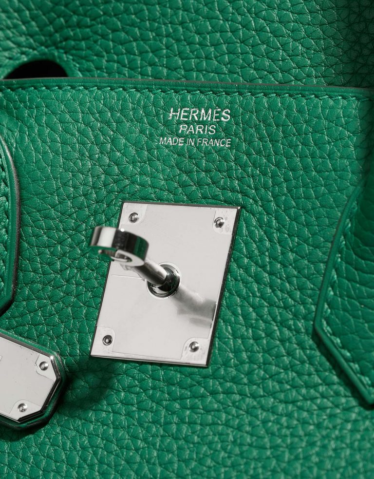 Hermès BirkinVerso 30 VertVertigo-VertFonce Logo  | Sell your designer bag on Saclab.com