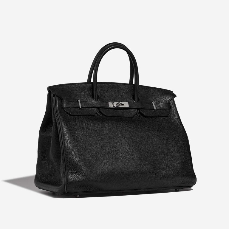 Hermès Birkin 40 Black Side Front  | Sell your designer bag on Saclab.com