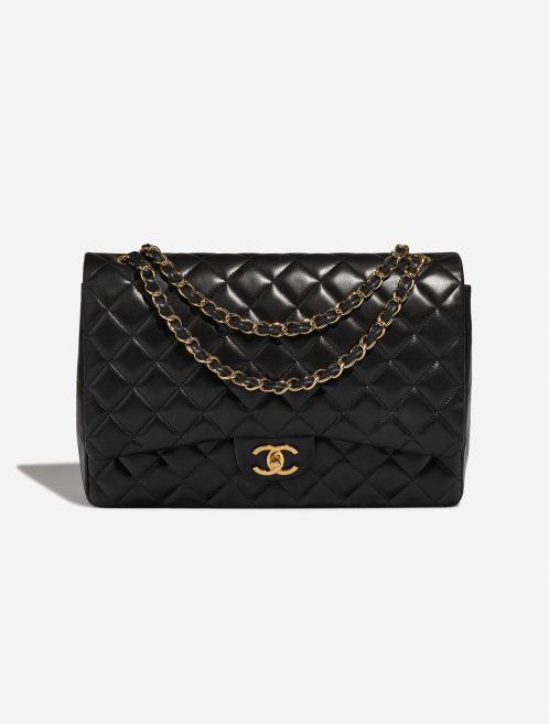 Chanel Timeless Maxi Black Front  | Sell your designer bag on Saclab.com