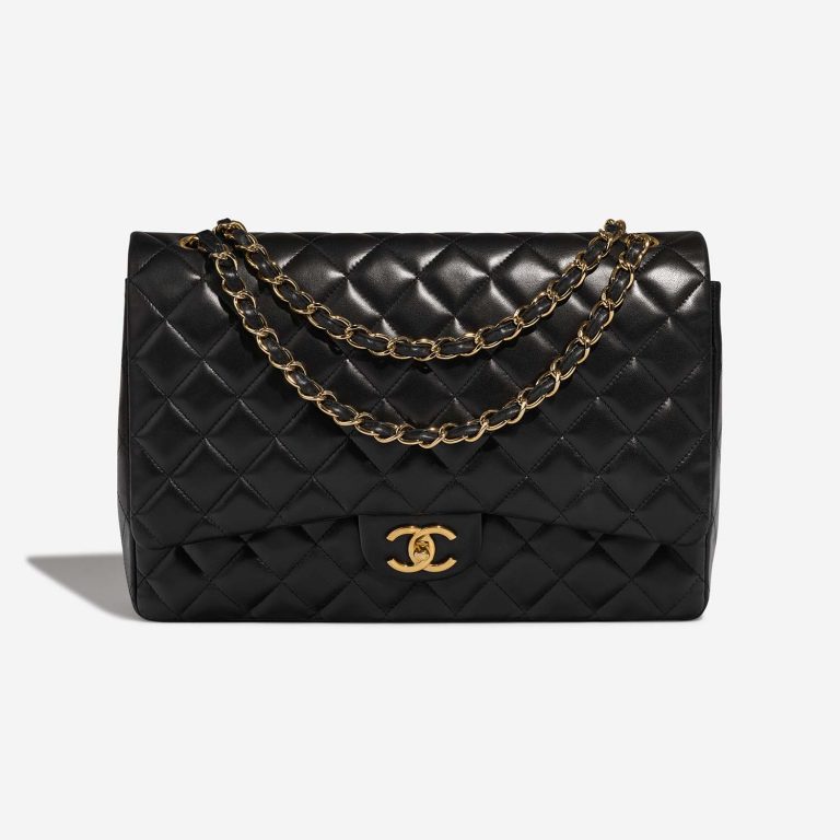 Chanel Timeless Maxi Black Front  S | Sell your designer bag on Saclab.com