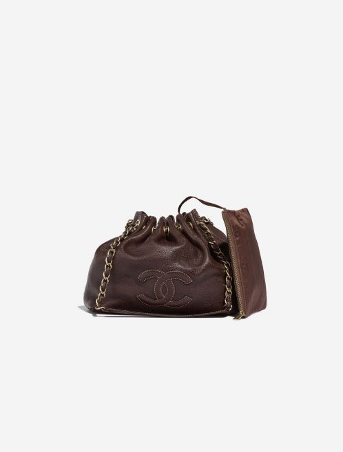 Chanel Drawstring OneSize Brown Front  | Sell your designer bag on Saclab.com