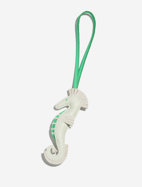 Hermès HippoSeahorse VertFizz-VertComics-Craie Front  S | Sell your designer bag on Saclab.com
