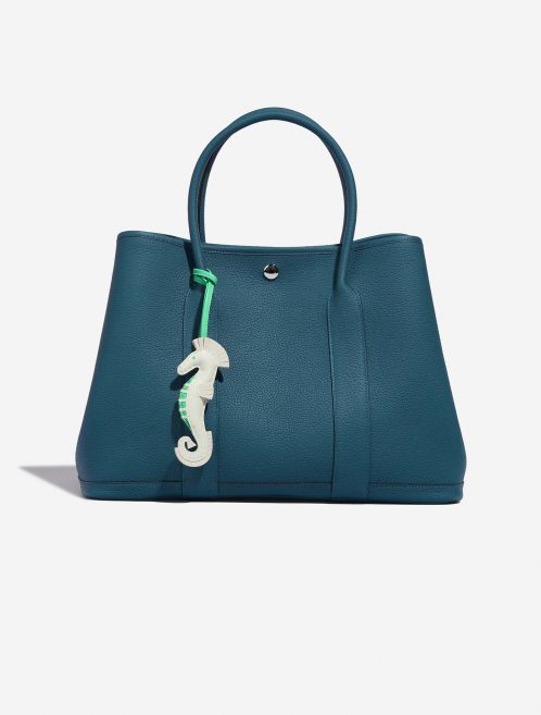 Hermès HippoSeahorse VertFizz-VertComics-Craie Closing System  | Sell your designer bag on Saclab.com