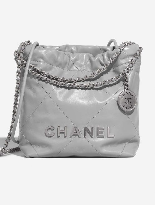 Chanel 22 Mini GrisClair Front  S | Sell your designer bag on Saclab.com