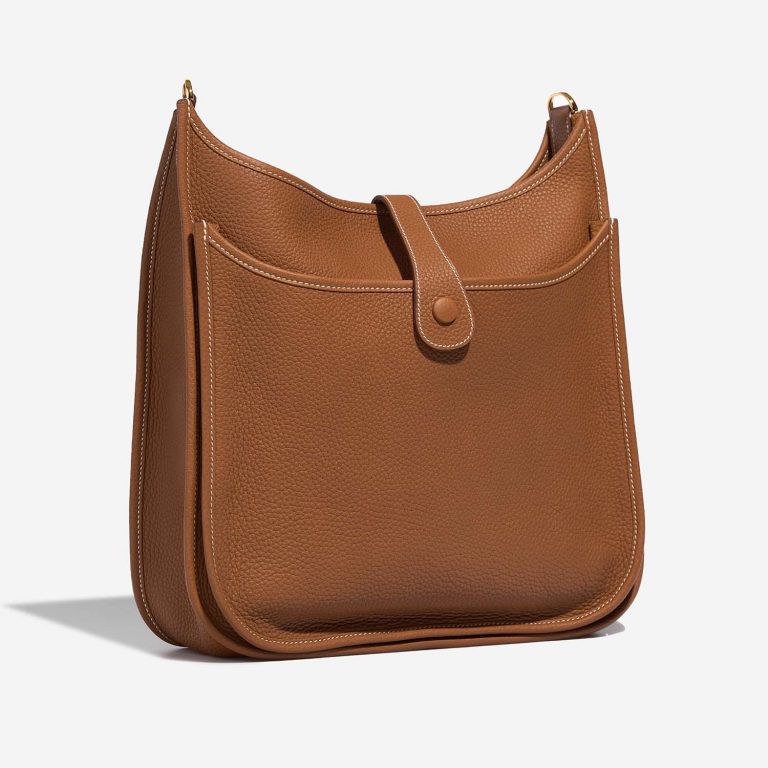 Hermès Evelyne 33 Gold Side Back | Sell your designer bag on Saclab.com