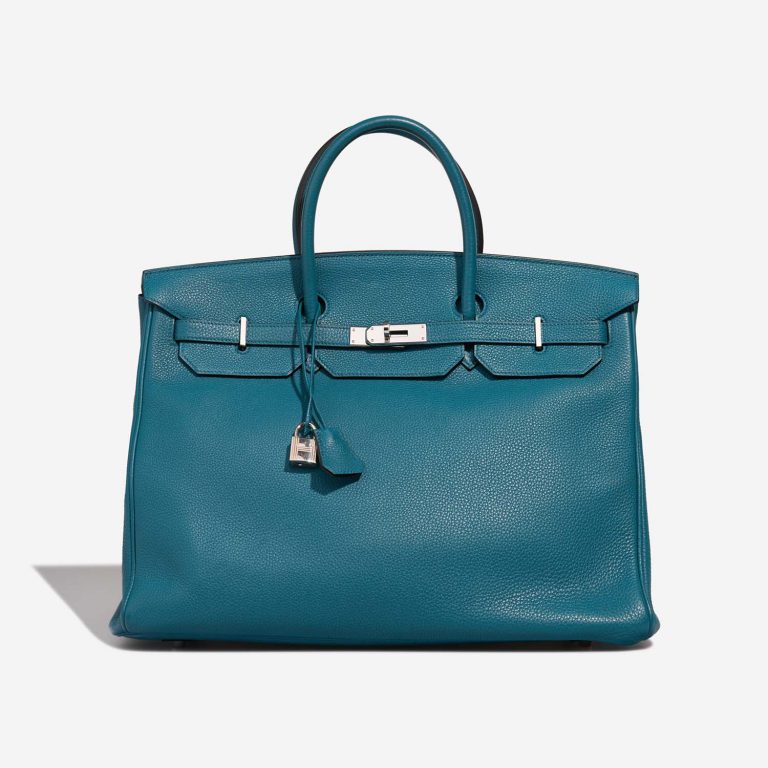 Pre-owned Hermès bag Birkin 40 Togo Cobalt Blue | Sell your designer bag on Saclab.com