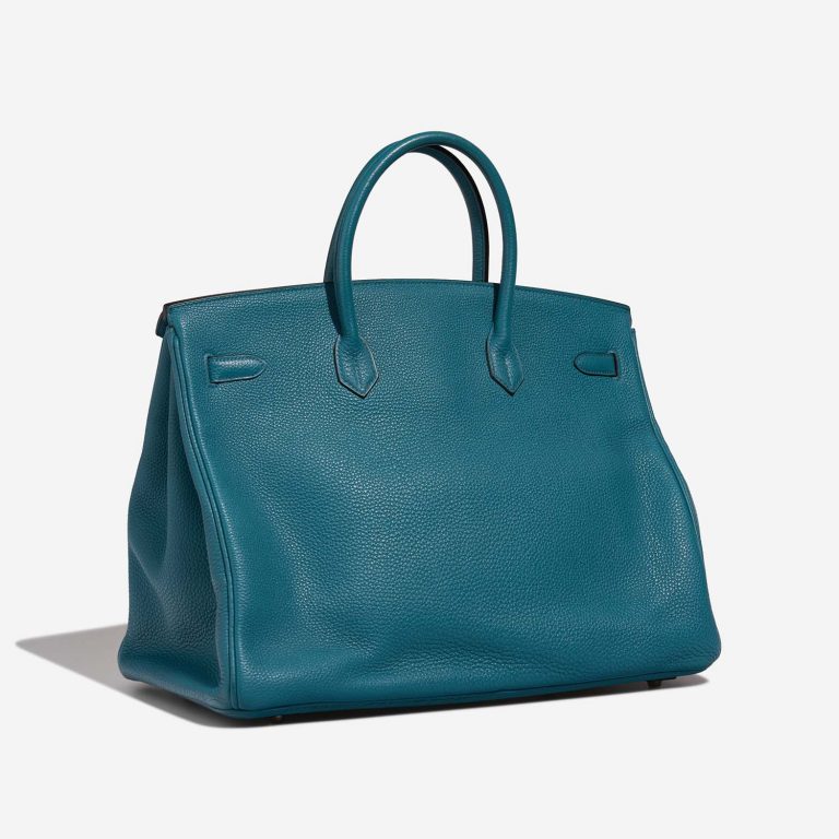 Hermès Birkin 40 Cobalt Side Back | Sell your designer bag on Saclab.com