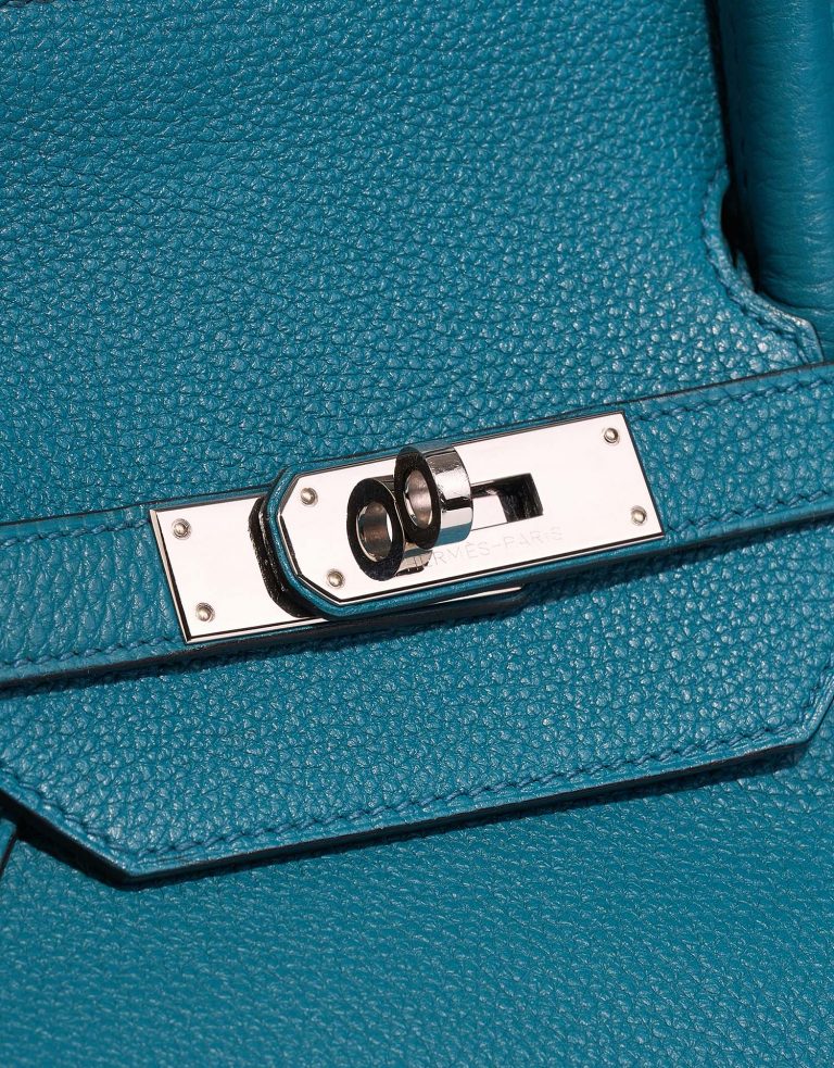 Hermès Birkin 40 Cobalt Closing System  | Sell your designer bag on Saclab.com