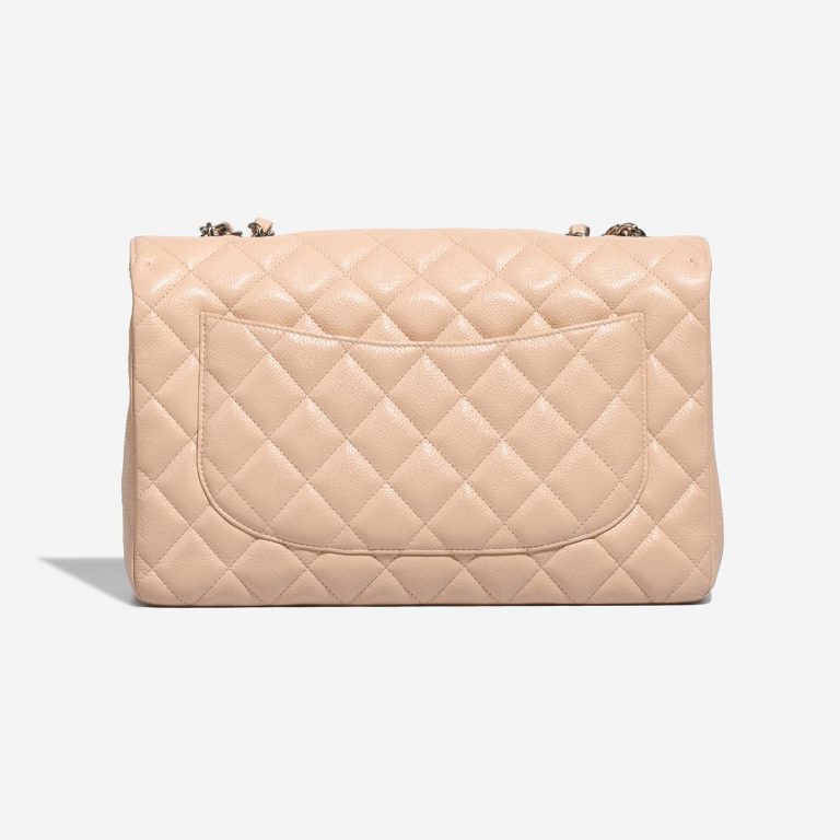 Chanel Timeless Jumbo Beige Back  | Sell your designer bag on Saclab.com