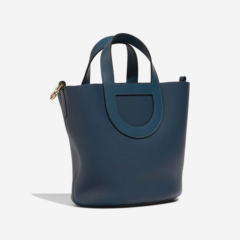 Hermès InTheLoop 23 BleuDePrusse Side Back | Sell your designer bag on Saclab.com