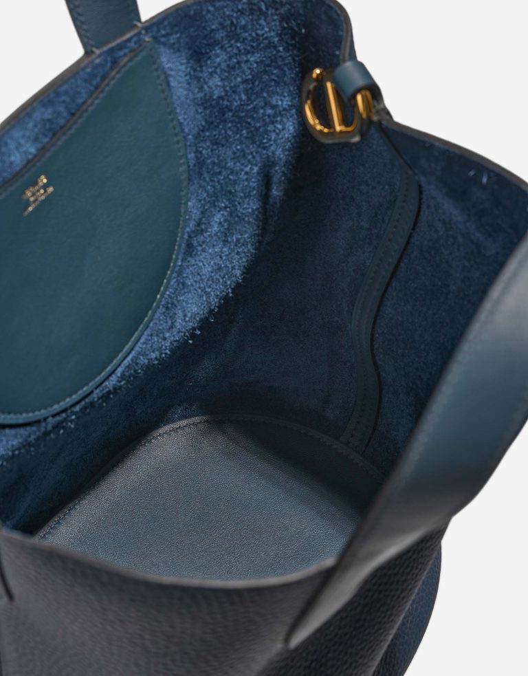 Hermès InTheLoop 23 BleuDePrusse Inside  | Sell your designer bag on Saclab.com