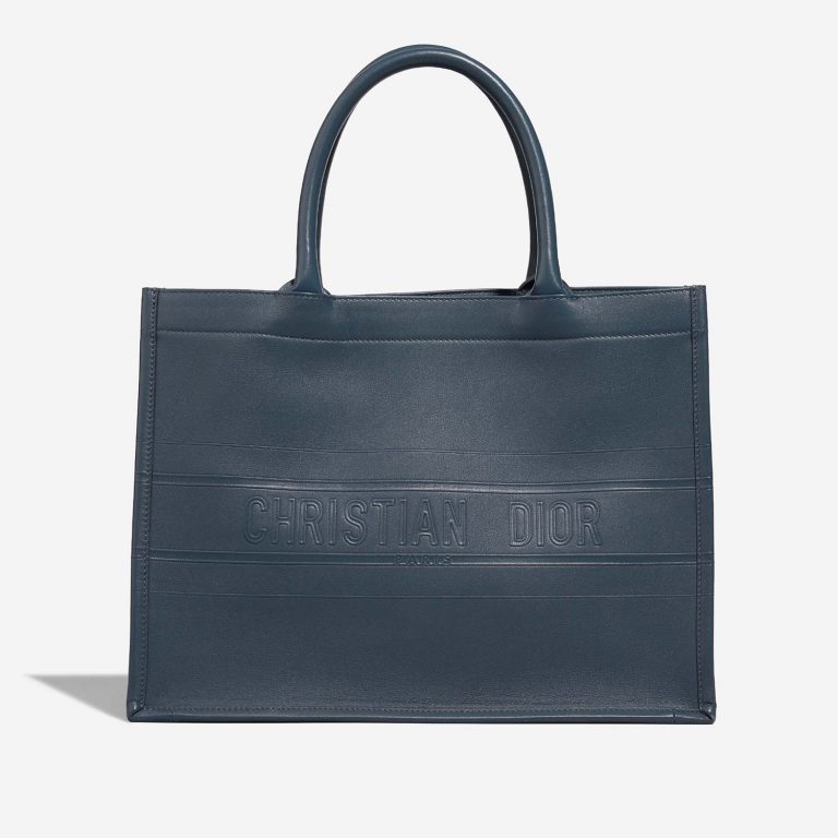 Dior BookTote Medium Blue Front  S | Sell your designer bag on Saclab.com
