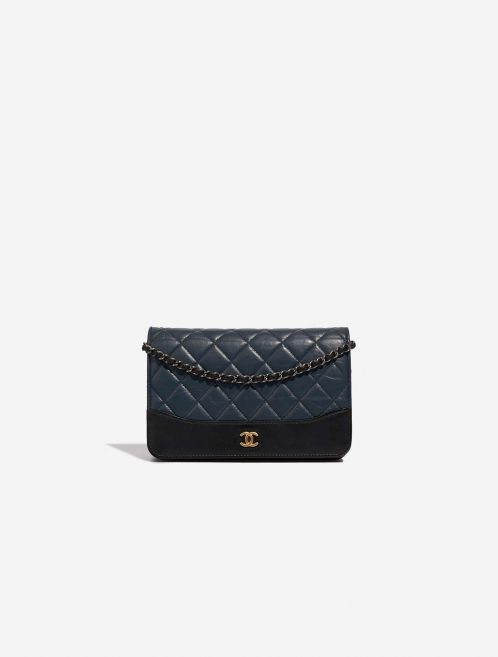 Chanel WalletOnChain Black-Navy Front  | Sell your designer bag on Saclab.com