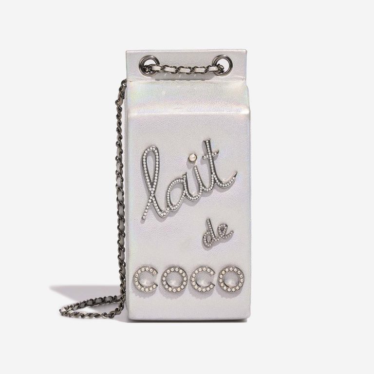 Chanel MilkCarton Silver Front  S | Sell your designer bag on Saclab.com