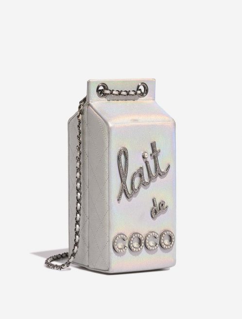 Chanel MilkCarton Silver Side Front  | Sell your designer bag on Saclab.com