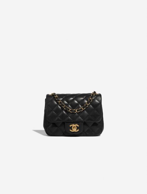 Chanel Timeless MiniSquare Black Front  | Sell your designer bag on Saclab.com