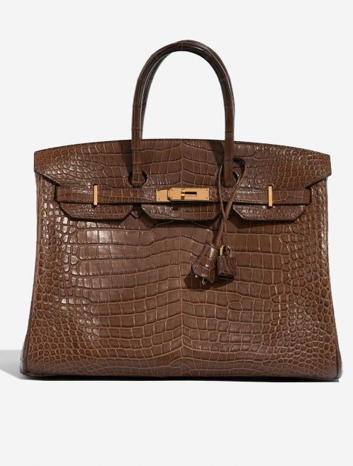 Hermès Birkin 35 MarronDInde Front  S | Sell your designer bag on Saclab.com