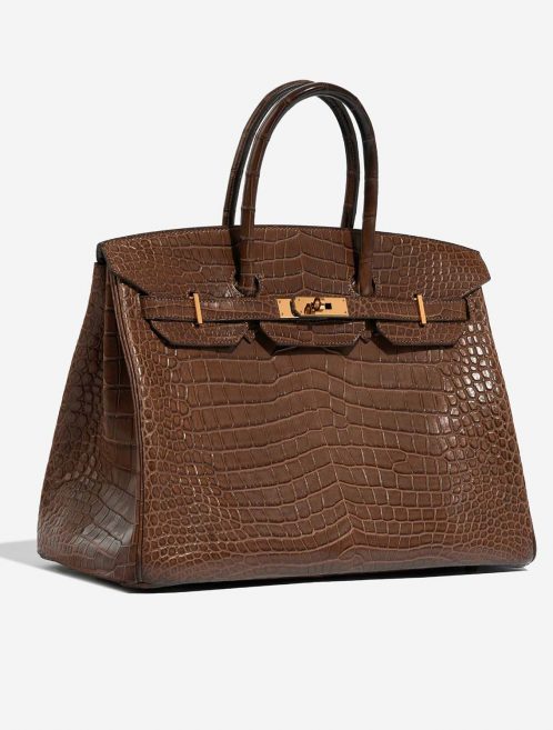 Hermès Birkin 35 MarronDInde Side Front  | Sell your designer bag on Saclab.com