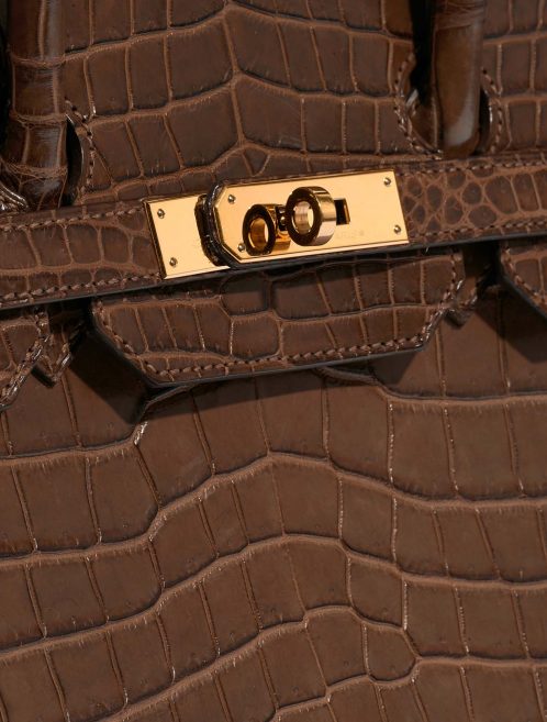 Hermès Birkin 35 MarronDInde Closing System  | Sell your designer bag on Saclab.com