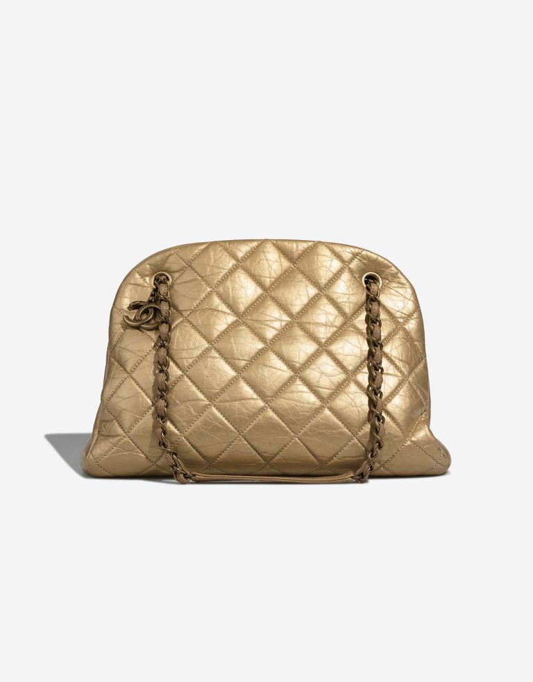 Chanel Bowling Mademoiselle Large Aged Calf Gold | SACLÀB