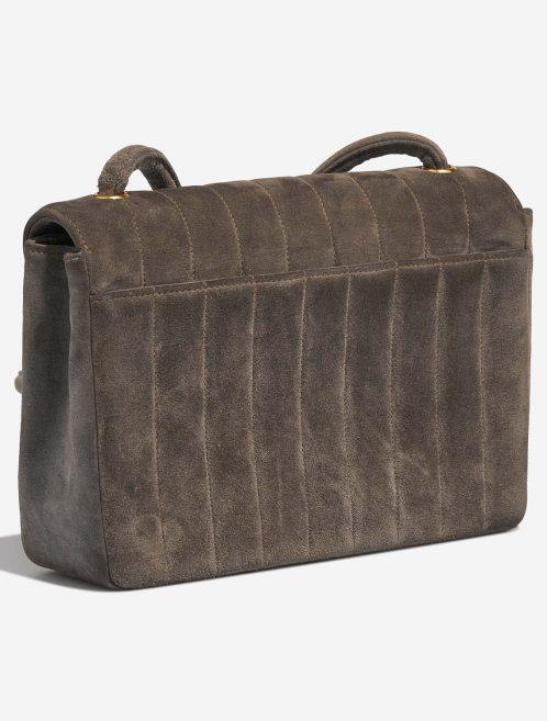 Chanel Diana Medium Taupe Side Back | Sell your designer bag on Saclab.com