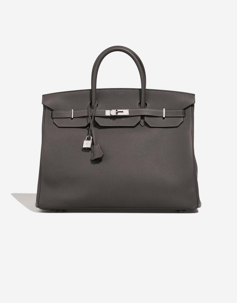 Hermès Birkin 40 GrisMeyer Front  | Sell your designer bag on Saclab.com