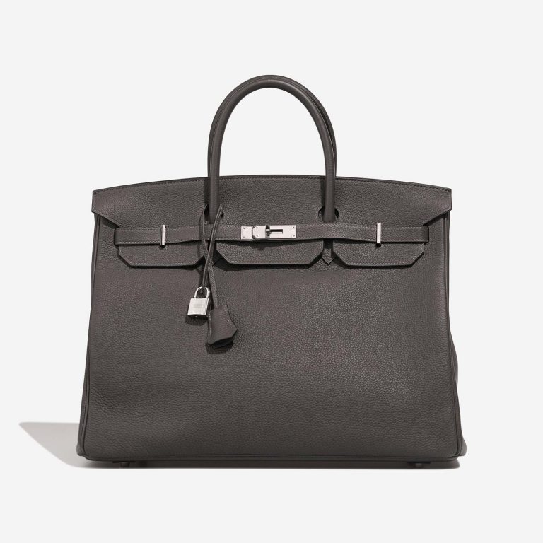 Hermès Birkin 40 GrisMeyer Front  S | Sell your designer bag on Saclab.com