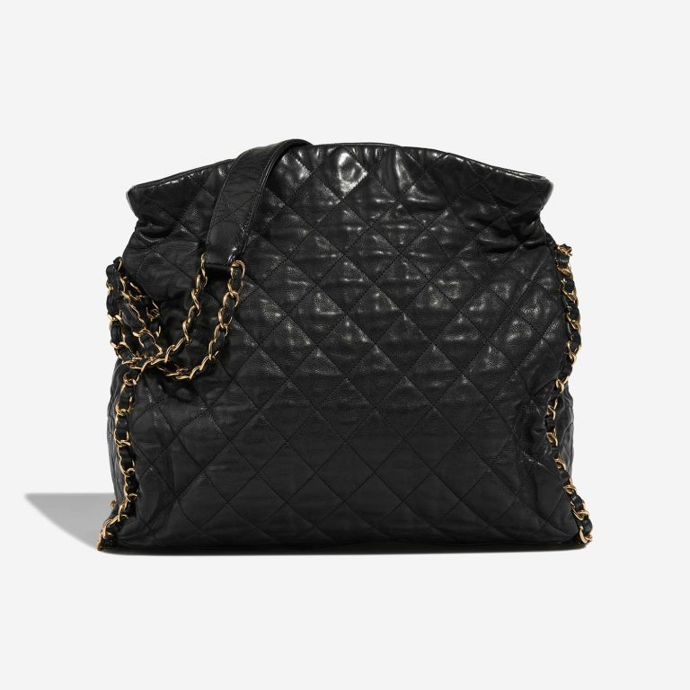 Chanel Shopper Large Black Front  S | Sell your designer bag on Saclab.com
