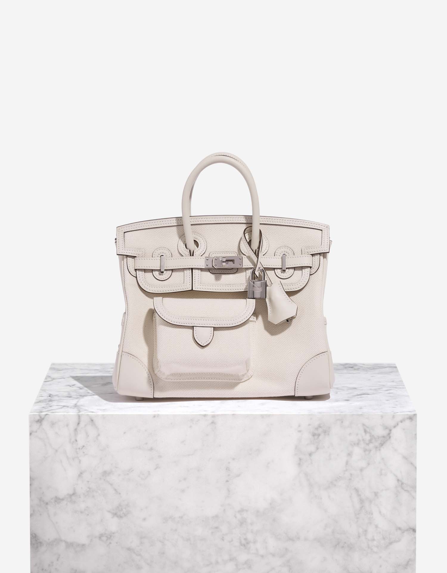 Hermès Birkin Cargo 25 Toile Goeland / Swift Nata | SACLÀB