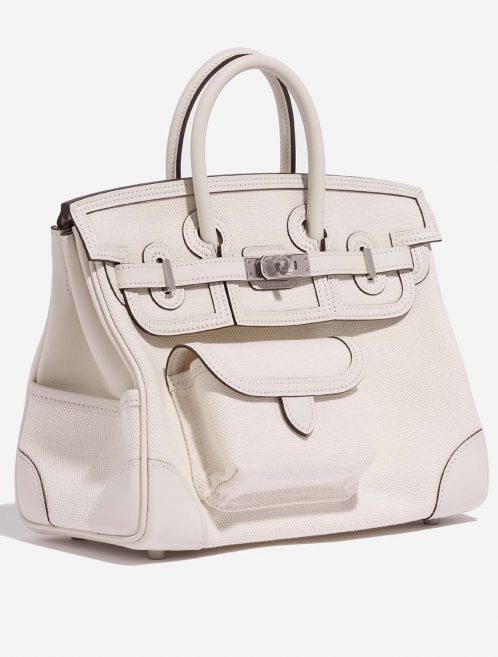 Hermès BirkinCargo 25 Nata Side Front  | Sell your designer bag on Saclab.com
