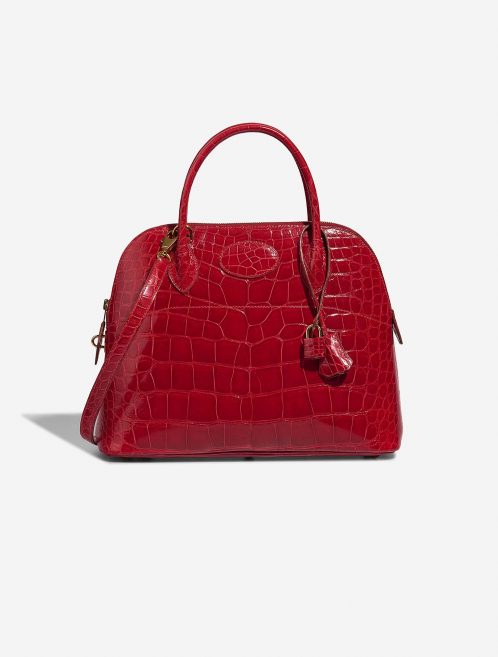 Pre-owned Hermès bag Bolide 31 Alligator Braise Red | Sell your designer bag on Saclab.com