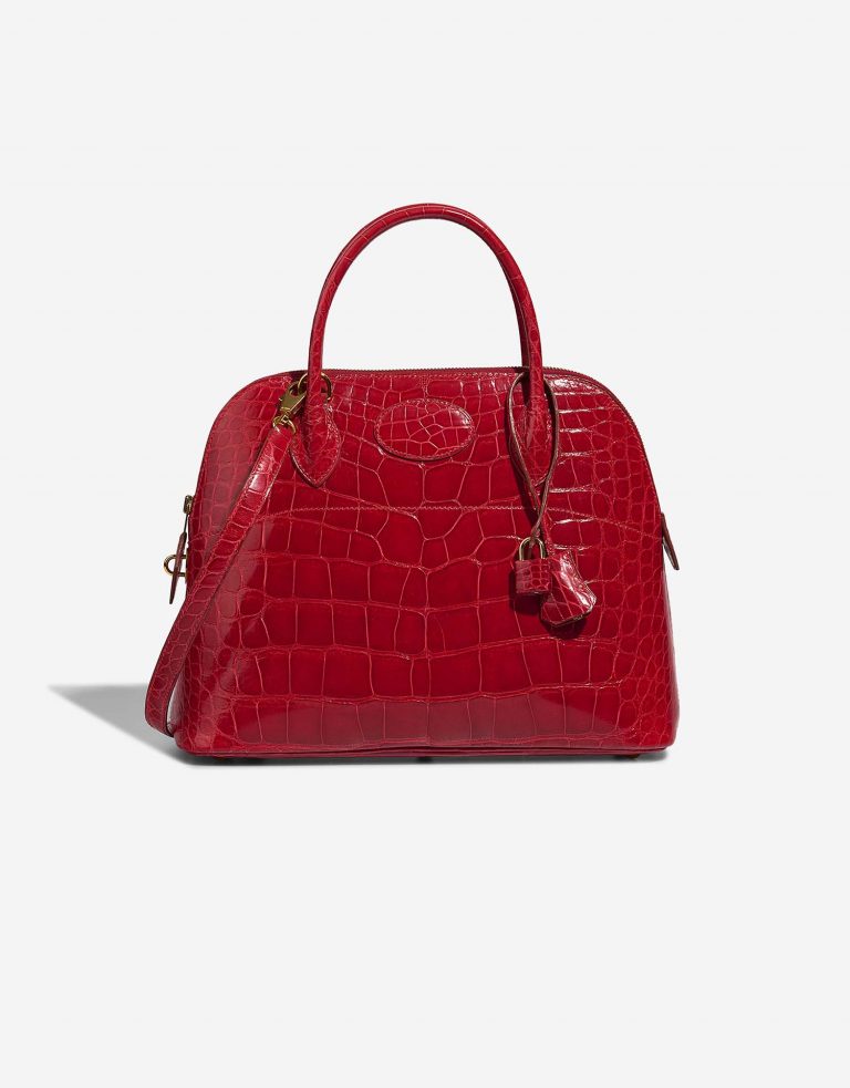 Pre-owned Hermès bag Bolide 31 Alligator Braise Red | Sell your designer bag on Saclab.com