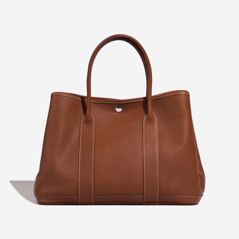Hermès GardenParty 36 Fauve Front  S | Sell your designer bag on Saclab.com