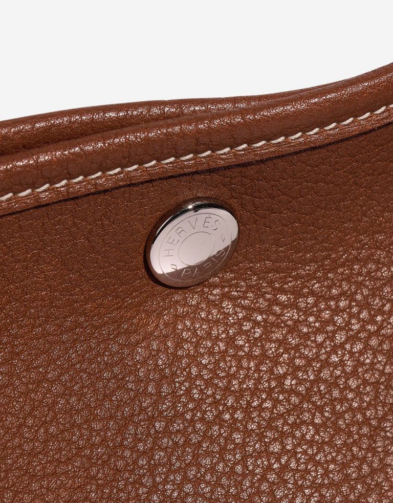 Hermès GardenParty 36 Fauve Closing System  | Sell your designer bag on Saclab.com