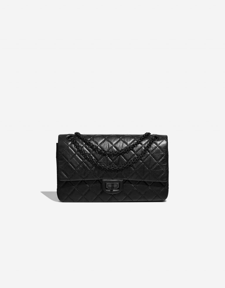Chanel 255Reissue 226 Black Front  | Sell your designer bag on Saclab.com