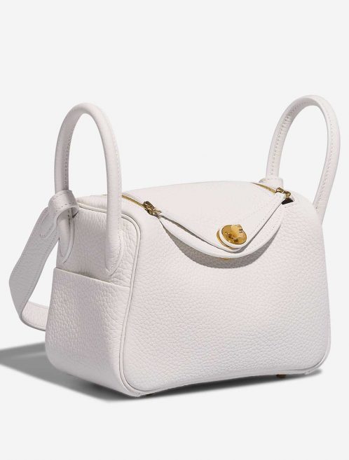 Hermès Lindy Mini NewWhite Side Front  | Sell your designer bag on Saclab.com