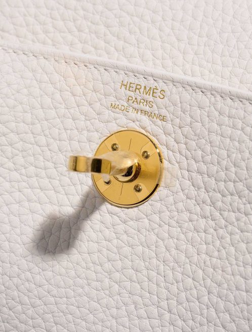 Hermès Lindy Mini NewWhite Logo  | Sell your designer bag on Saclab.com