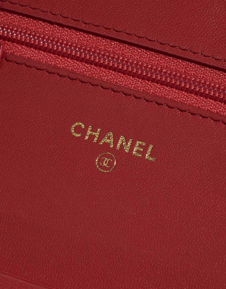 Chanel WalletOnChain Red Logo  | Sell your designer bag on Saclab.com