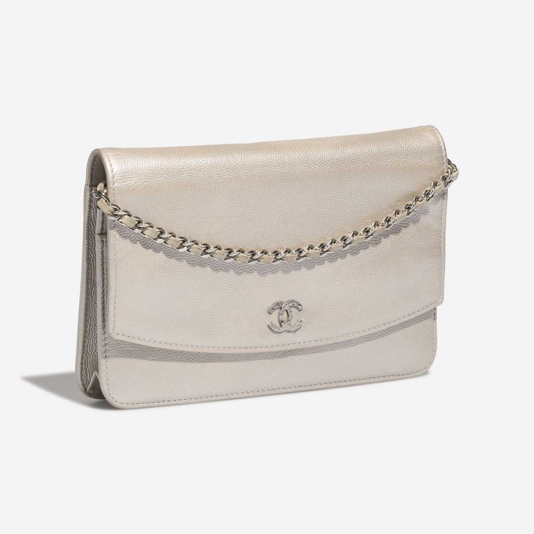 Chanel Timeless Wallet On Chain Caviar Shiny Champagne | Sell your designer bag