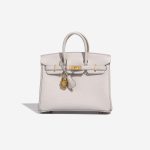 Hermès Birkin 25 GrisPerle Front  | Sell your designer bag on Saclab.com
