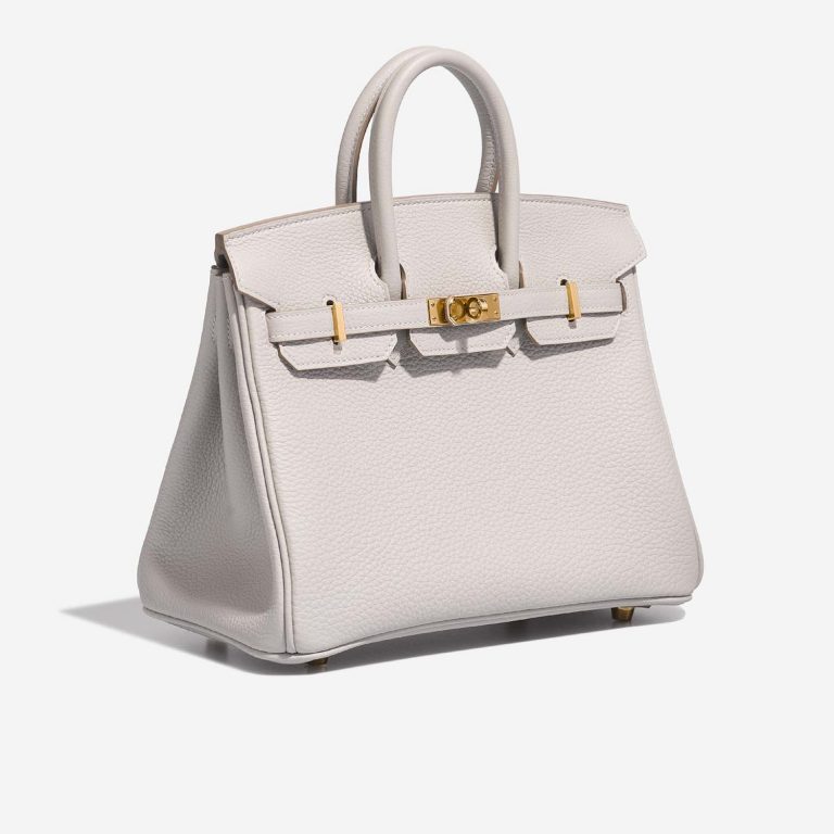 Hermès Birkin 25 GrisPerle Side Front  | Sell your designer bag on Saclab.com
