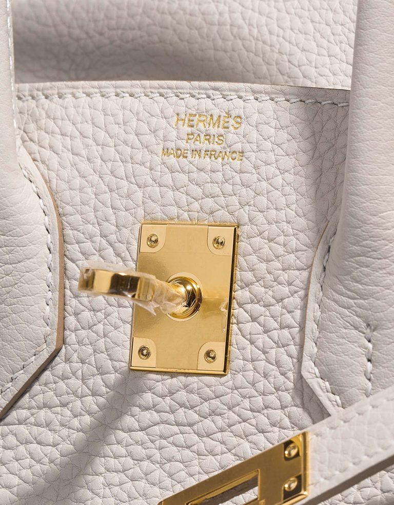 Hermès Birkin 25 GrisPerle Logo  | Sell your designer bag on Saclab.com