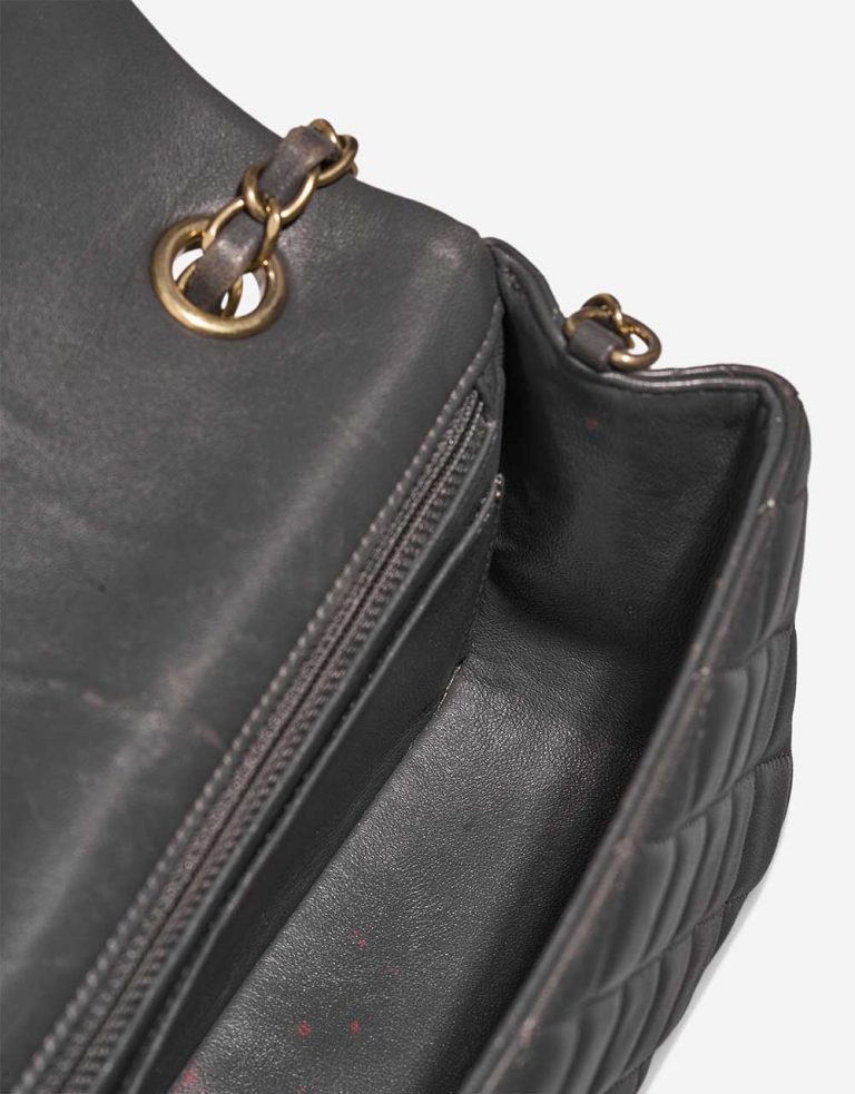 Chanel Timeless Mini Rectangular Lamb Anthracite Inside | Sell your designer bag