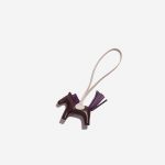 Hermès Rodeo PM RougeSellier-Violet-Craie Front  | Sell your designer bag on Saclab.com
