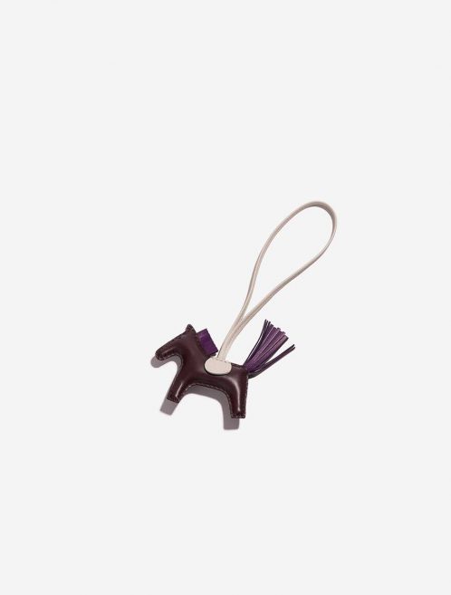 Hermès Rodeo PM RougeSellier-Violet-Craie Front  | Sell your designer bag on Saclab.com
